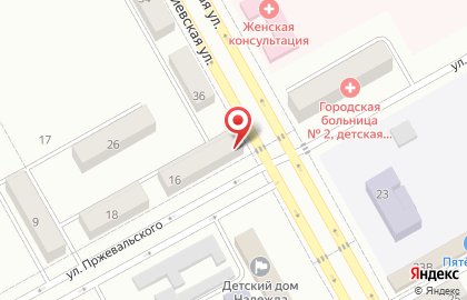 Аптека Мир медицины на улице Пржевальского на карте