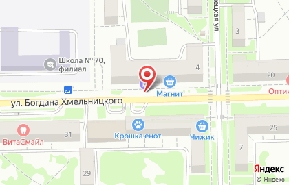 Перспектива Турс на улице Богдана Хмельницкого на карте