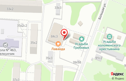 Гостиница Коломенское в Москве на карте