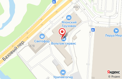 Торгово-производственная компания Альфа в Октябрьском районе на карте