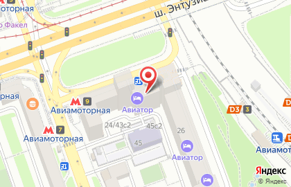 Хостел Авиатор на карте