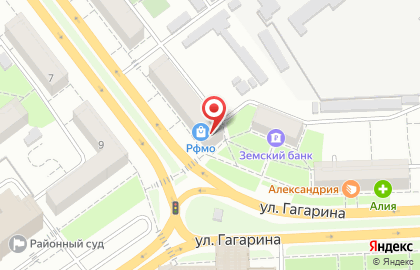 Агентство недвижимости Рио-Люкс на улице Гагарина на карте