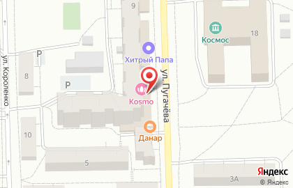 Торговый центр Август на улице Пугачёва на карте