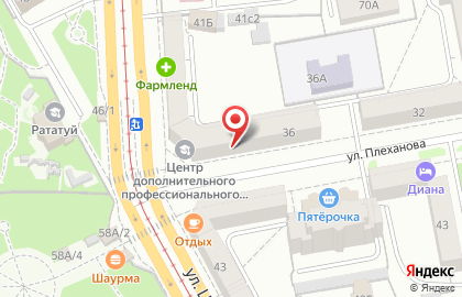 Салон красоты Premium на улице Плеханова на карте