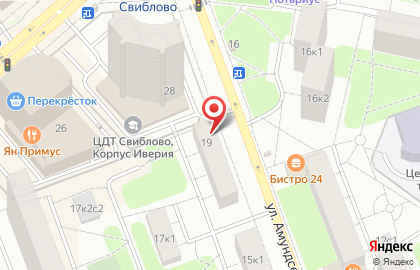 Магазин овощей и фруктов в Москве на карте