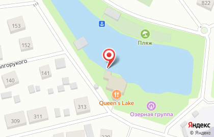 Озеро на карте