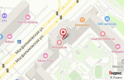 Кальянная Hookah burger на Мосфильмовской улице на карте