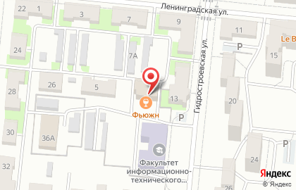 Фьюжн на Гидростроевской улице на карте