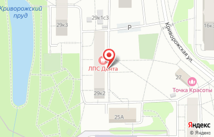 Супермаркет Пятёрочка в Москве на карте