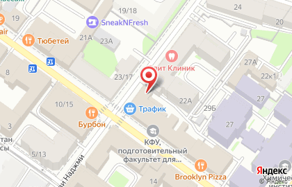 Шанхай на Кремлевской улице на карте