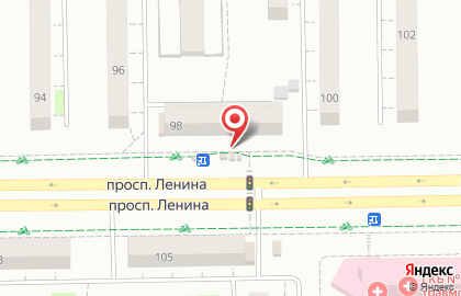 Кондитерская-булочная Сенсация на проспекте Ленина на карте
