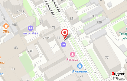 Арлен в Василеостровском районе на карте