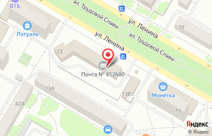 Кабер Ташы на улице Ленина на карте