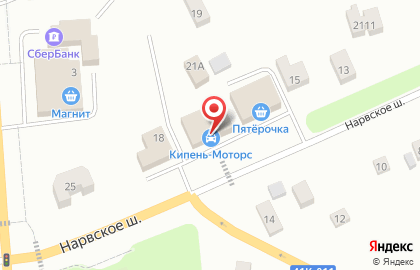 Центр автострахования в Петродворцовом районе на карте