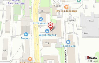 Шинный дисконт-центр Дисконтшина в Советском районе на карте