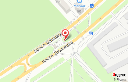 АЗС Роснефть на проспекте Шолохова на карте