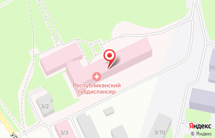 Противотуберкулезный диспансер на улице Димитрова на карте