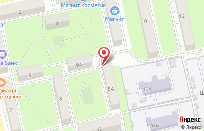 Подростковый клуб Орленок на улице Ленинградской на карте