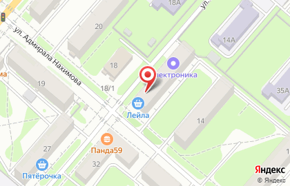 Медицинский центр АкадемиЯ на улице Адмирала Нахимова на карте