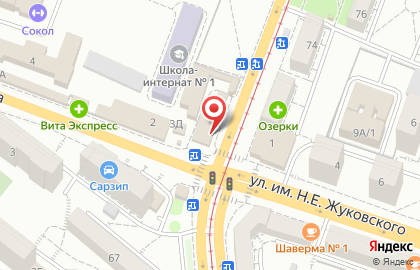 Магазин-бар Пивная №1 на улице Танкистов на карте