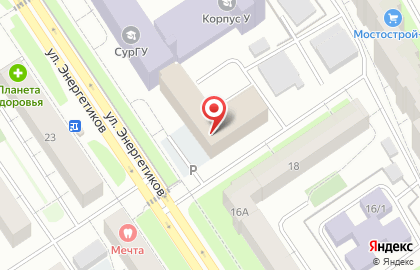 Интернет-магазин детской обуви Детос на улице Энергетиков на карте
