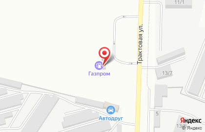 АЗС Газпром в Ижевске на карте