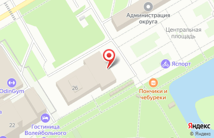 Отдел Военного комиссариата Московской области, г. Одинцово, г. Звенигород, г. Краснознаменск и Одинцовский район на карте
