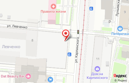 Продуктовый магазин в Перми на карте