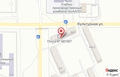 Уголок в Комсомольске-на-Амуре на карте