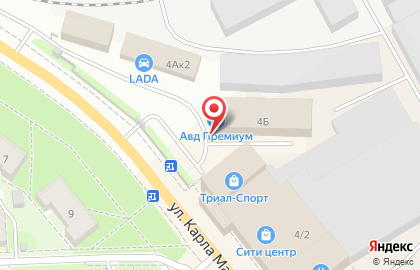 Автосалон Subaru центр Киров на улице Карла Маркса на карте