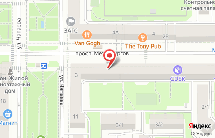 Банкомат СберБанк на проспекте Металлургов, 3 на карте