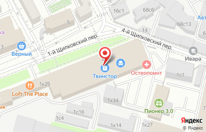 Интернет-магазин Elise TensCare Shop на 1-м Щипковском переулке на карте