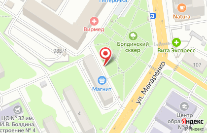 Южный Двор на улице Макаренко на карте