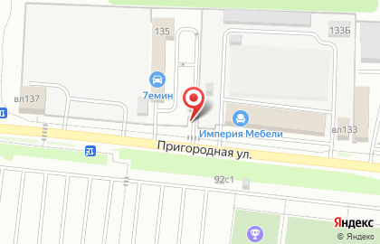 Гранитная мастерская МастерСтела на Пригородной улице на карте