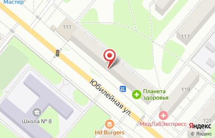 Салон штор Золотая нить на Юбилейной улице на карте