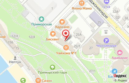 Лагуна на Приморской улице на карте