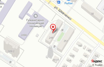 Гуманитарно-технический техникум в Центральном районе на карте