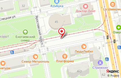 Народная семьЯ на Енотаевской улице на карте