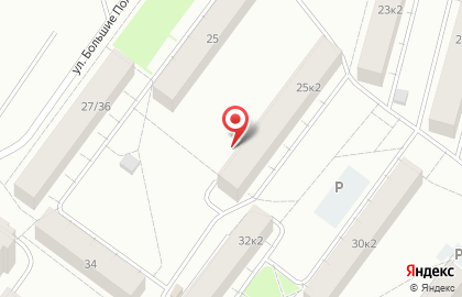 Продовольственный магазин Полянка в Красноперекопском районе на карте