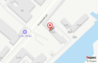 Автостоянка на Набережной Сидоровского канала (Ломоносов), 2Б на карте