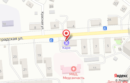 Парикмахерская Каре на Волгоградской улице на карте
