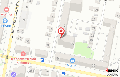 Парикмахерская Надежда на Нагорной улице на карте