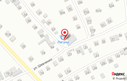 Продуктовый магазин Лагуна на улице Тельмана на карте