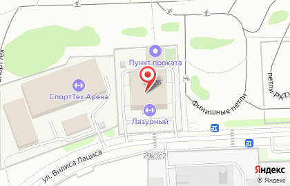 Каток в Москве на карте