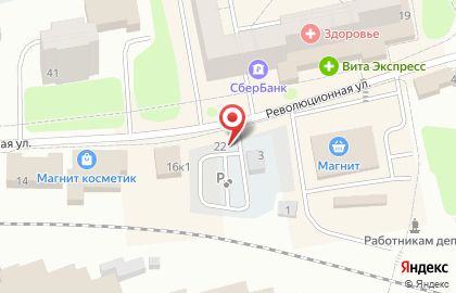 Автостоянка в Казани на карте
