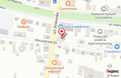 Ювелирный магазин Русское золото на Московской улице на карте