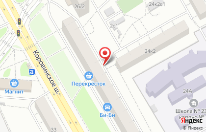 ЗАО Банкомат, Банк ВТБ 24 на Коровинском шоссе на карте