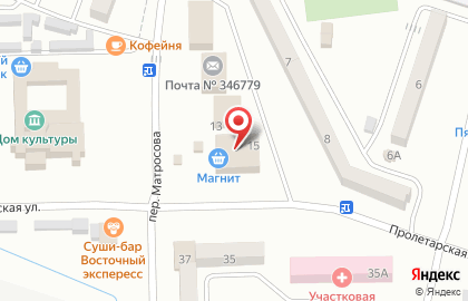 ОАО Банкомат, АКБ Банк Москвы в переулке Матросова на карте