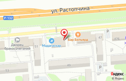 Волго-Вятский банк Сбербанка России на улице Растопчина на карте