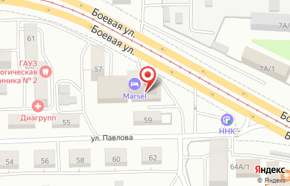 Стоматологическая клиника Дентавита на улице Павлова на карте